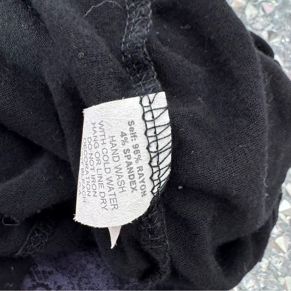 Vanilla sugar T-shirt crystal bling rhinestone diamonds paisley print boho biker - Picture 10 of 10